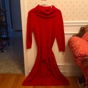 Talbots turtleneck sweater dress